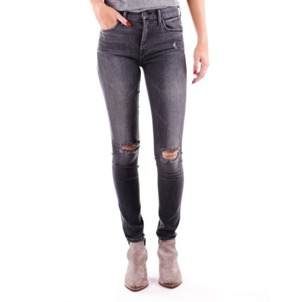 MOTHER High Waisted Looker Jeans Stealing Shadows Size 28